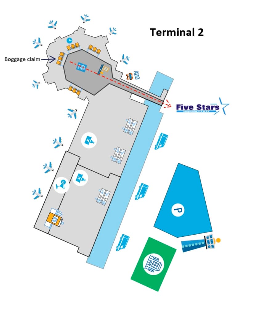 Terminal 2 Layout